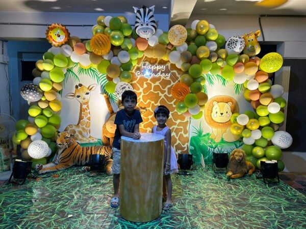 Wild Safari Adventure Birthday Ring Decor – Mumbai