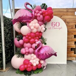 Classy Flamingo Birthday Ring Decoration - Mumbai