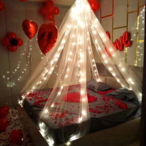 Romantic Canopy Bed Decoration – Mumbai