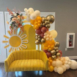 Sunshine Swirl Baby Shower Ring Decoration - Mumbai
