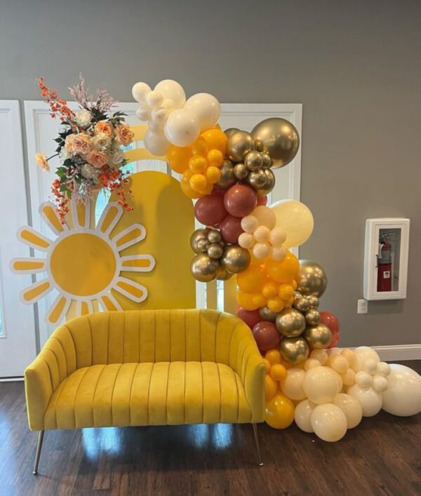 Sunshine Swirl Baby Shower Ring Decoration - Mumbai