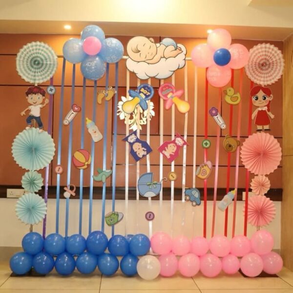 Artificial Flower Baby Shower Decoration in Mumbai