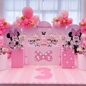Blissful Minnie 1st Birthday Decor - Mumbai