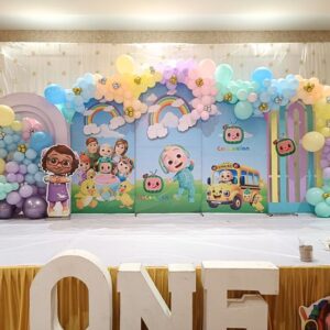 Cocomelon Cutie Birthday Wall Decoration - Mumbai