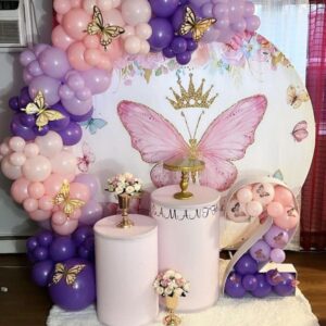 Vibrant Butterfly Ring Birthday Decoration - Mumbai