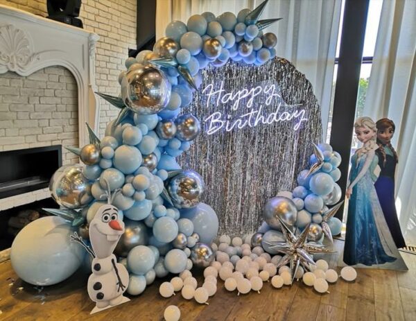 Amazing Frozen Theme First Birthday Decoration - Mumbai