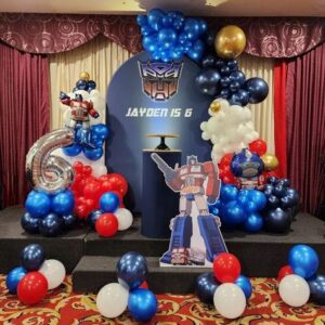 Black Sequin Transformer Theme Decoration - Mumbai