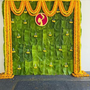 Traditional Seemantham Flower Decoration - Mumbai