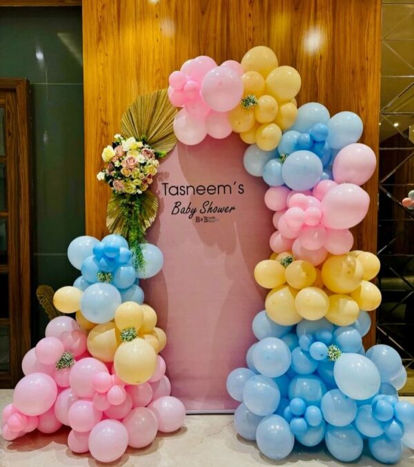 Butterfly Theme Welcome Baby Balloon Decor in Mumbai