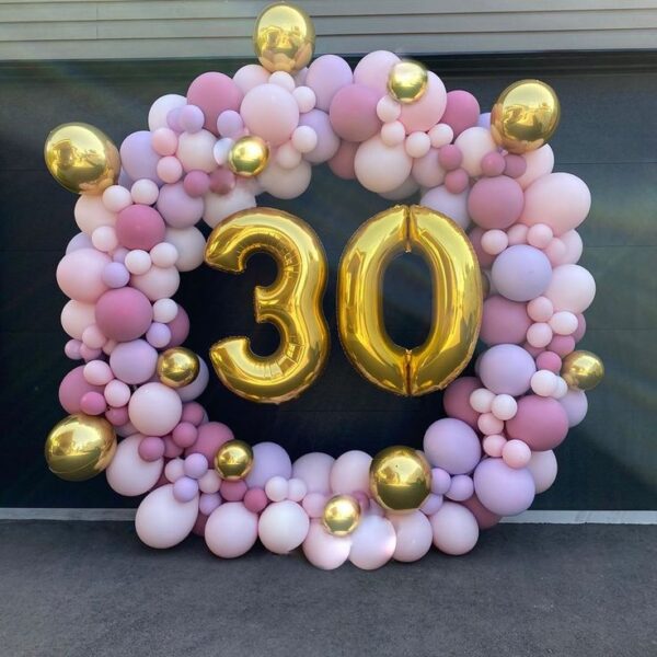 30th Anniversary Ring Balloon Decor - Mumbai