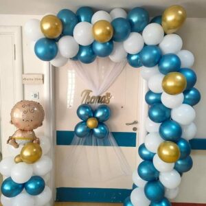 Welcome Baby Boy Arch Balloon Decor in Mumbai